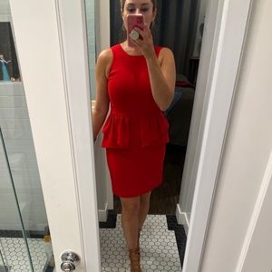 Michael Kors peplum shift dress